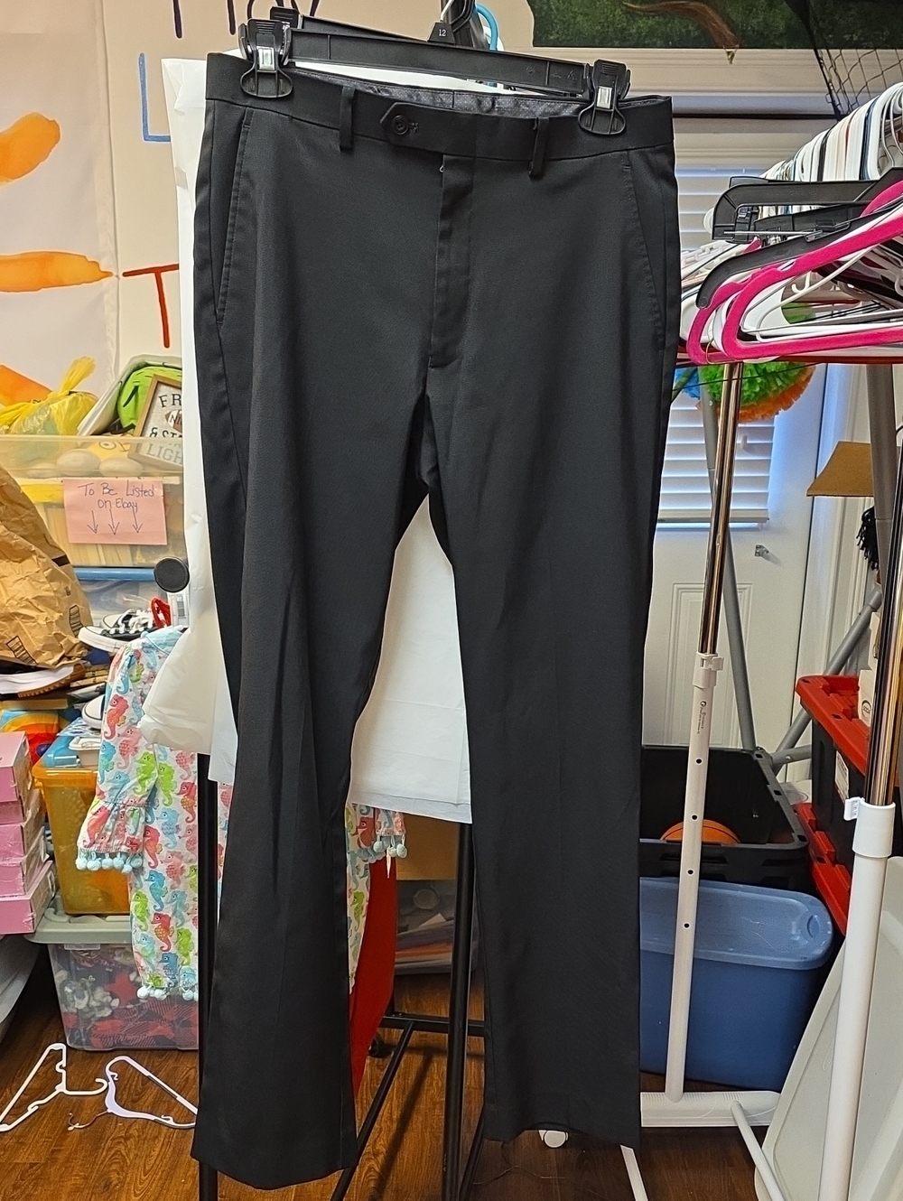 Michael Kors Black Men's Dress Pants - Straight Leg